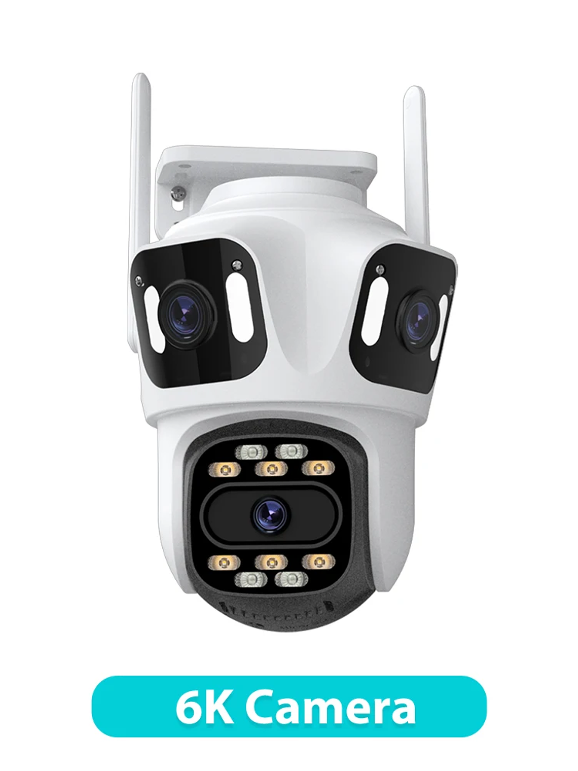 Cámara IP PTZ de tres lentes para exteriores,  WiFi, seguimiento automático,  14