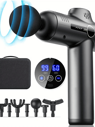 Pistola de masaje de 99 niveles para fascia, relajación muscular profunda, 