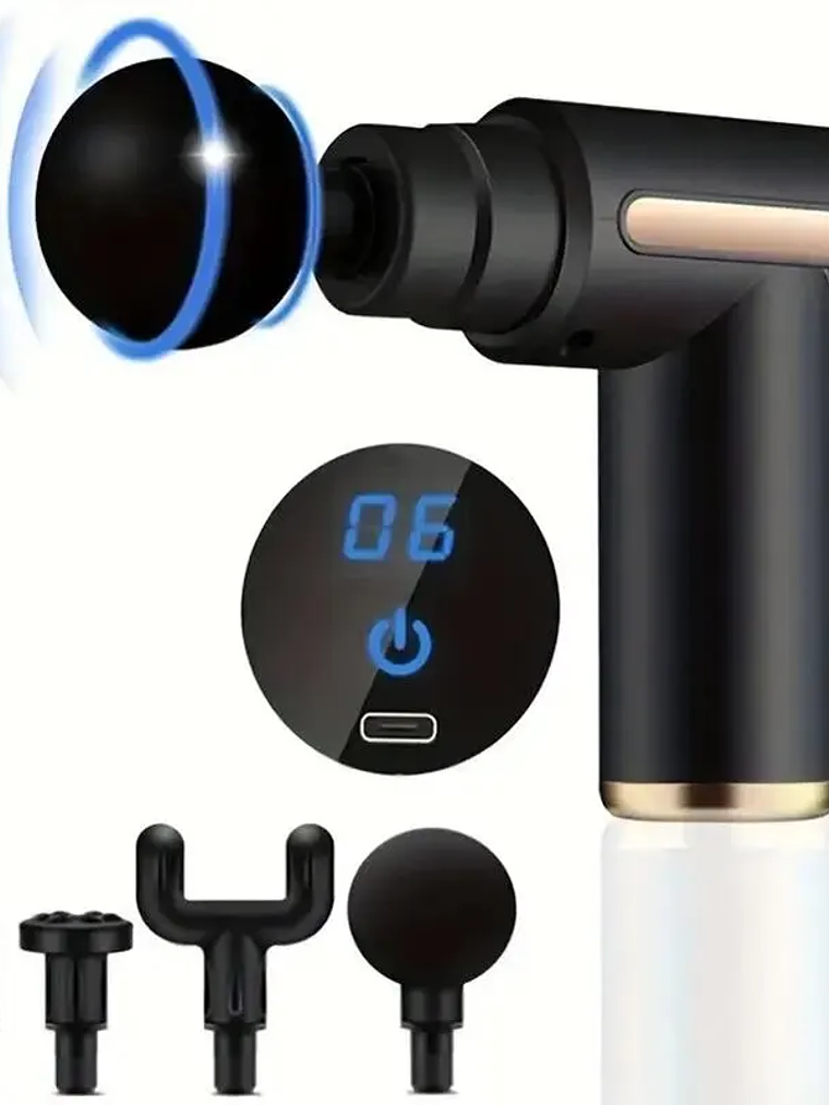 Pistola de masaje de 99 niveles para fascia, relajación muscular profunda,  7