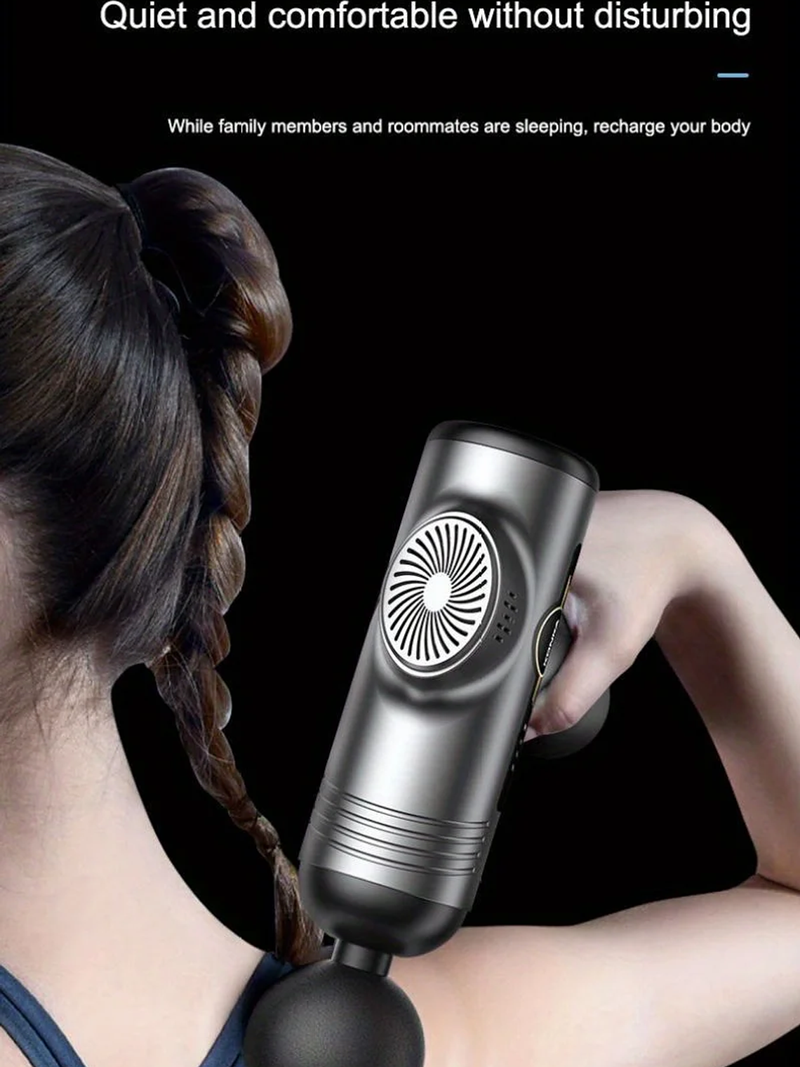 Pistola de masaje de 99 niveles para fascia, relajación muscular profunda,  16