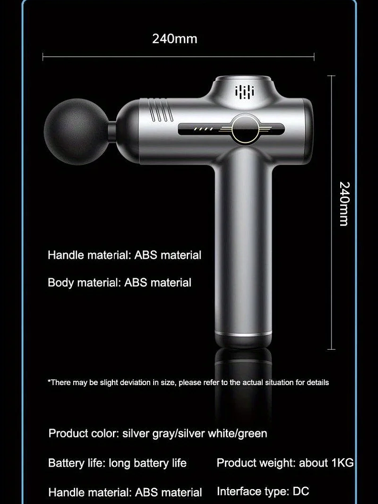 Pistola de masaje de 99 niveles para fascia, relajación muscular profunda,  17