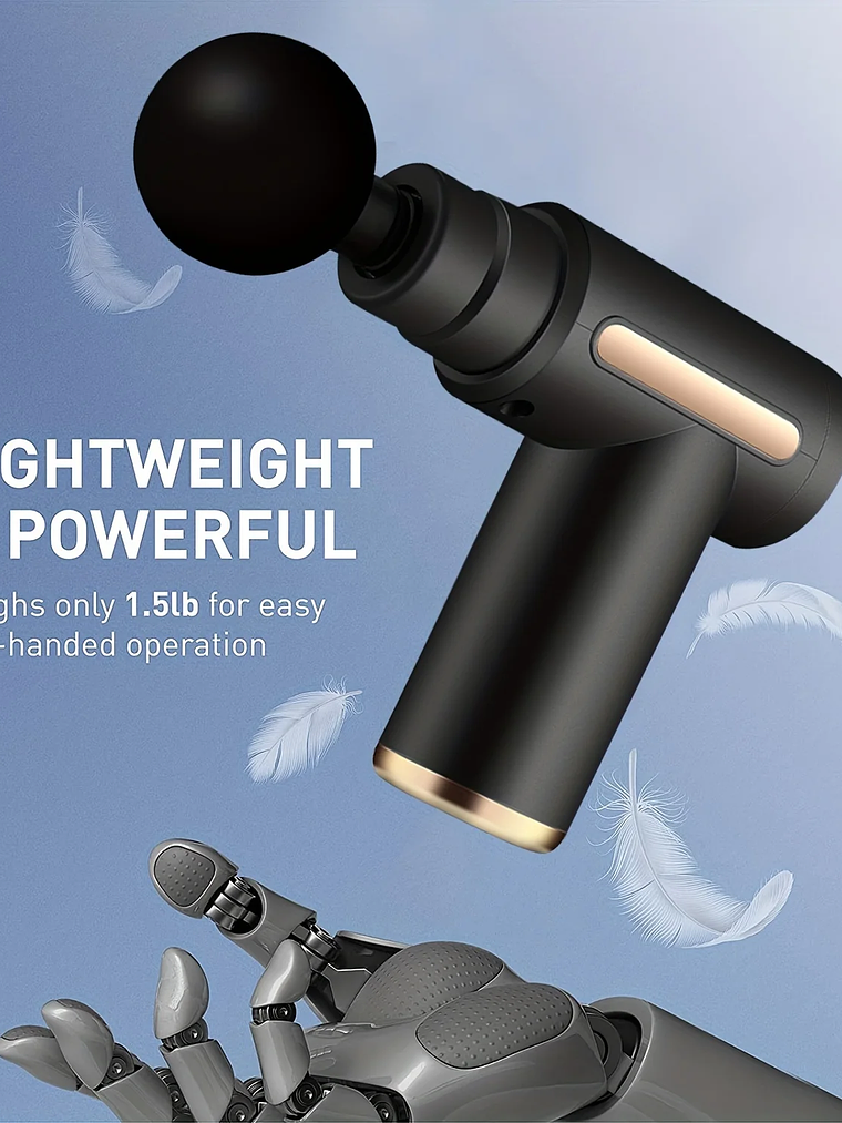 Pistola de masaje de 99 niveles para fascia, relajación muscular profunda,  22