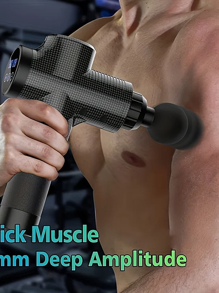Pistola de masaje de 99 niveles para fascia, relajación muscular profunda,  26