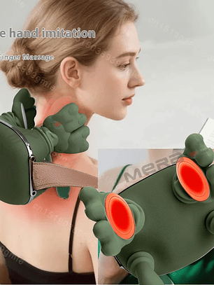 Masajeador de cuello, almohada cervical, masajeador de hombros, trapecio