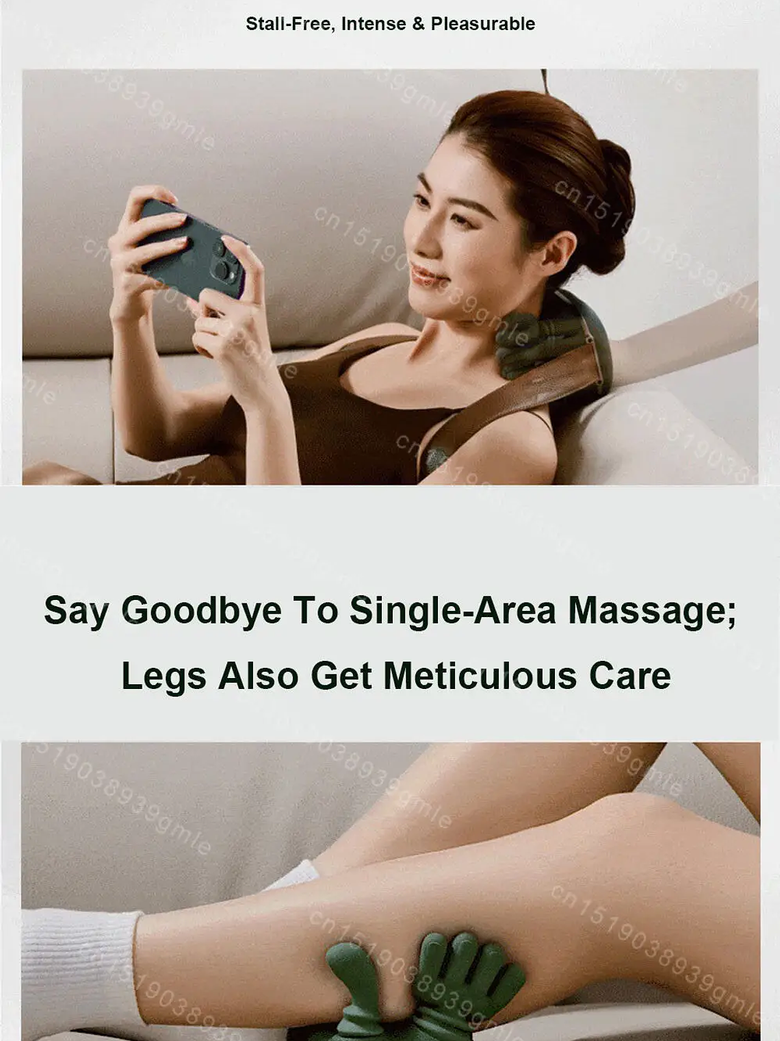 Masajeador de cuello, almohada cervical, masajeador de hombros, trapecio 5