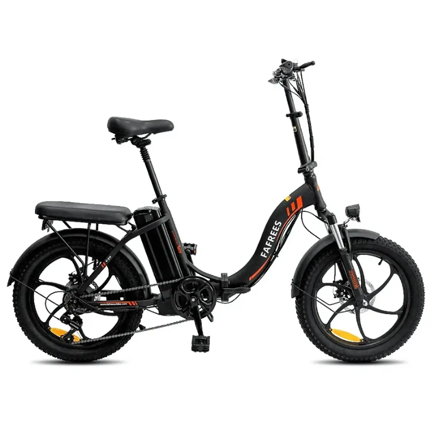 Bicicleta eléctrica plegable de 20 pulgadas con batería de 350 W,  2