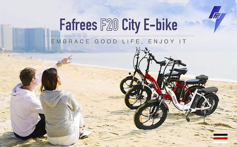 Bicicleta eléctrica plegable de 20 pulgadas con batería de 350 W,  6