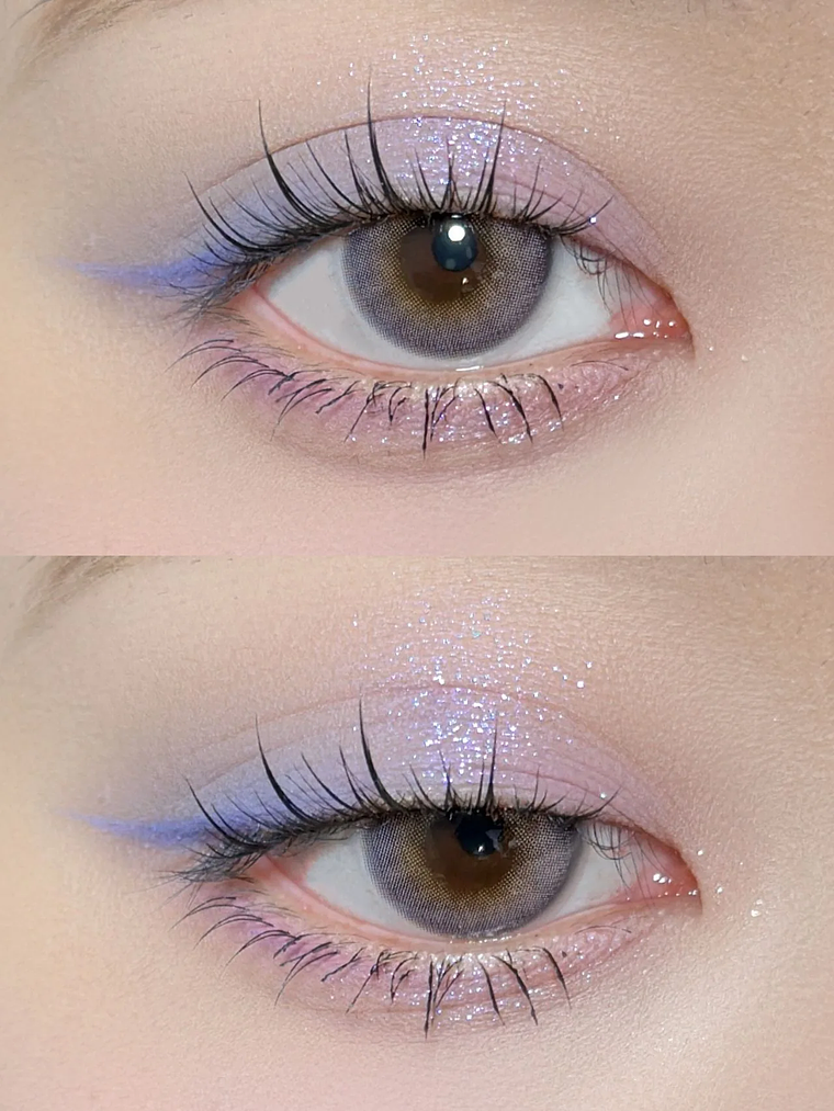 Paleta de sombras de ojos Flower Knows Makeup Moonlight Mermaid de 5 colores mate con brillo camaleón  6
