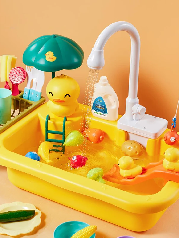 Lavavajillas eléctrico, juguete con agua  1
