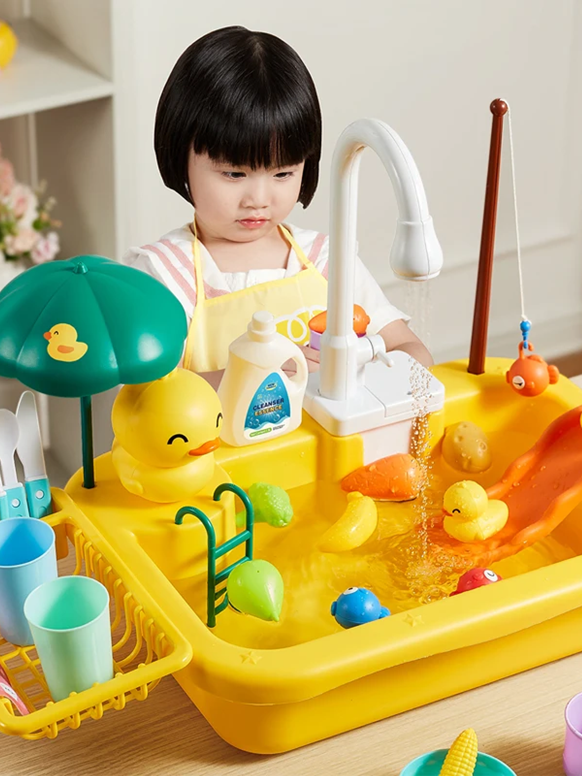 Lavavajillas eléctrico, juguete con agua  2