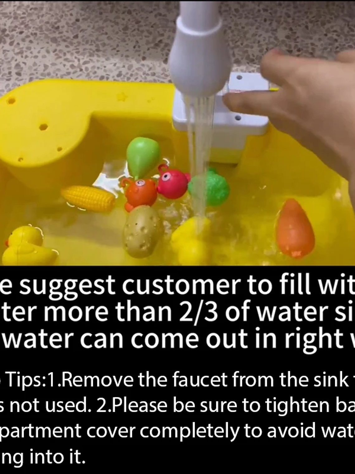 Lavavajillas eléctrico, juguete con agua  7