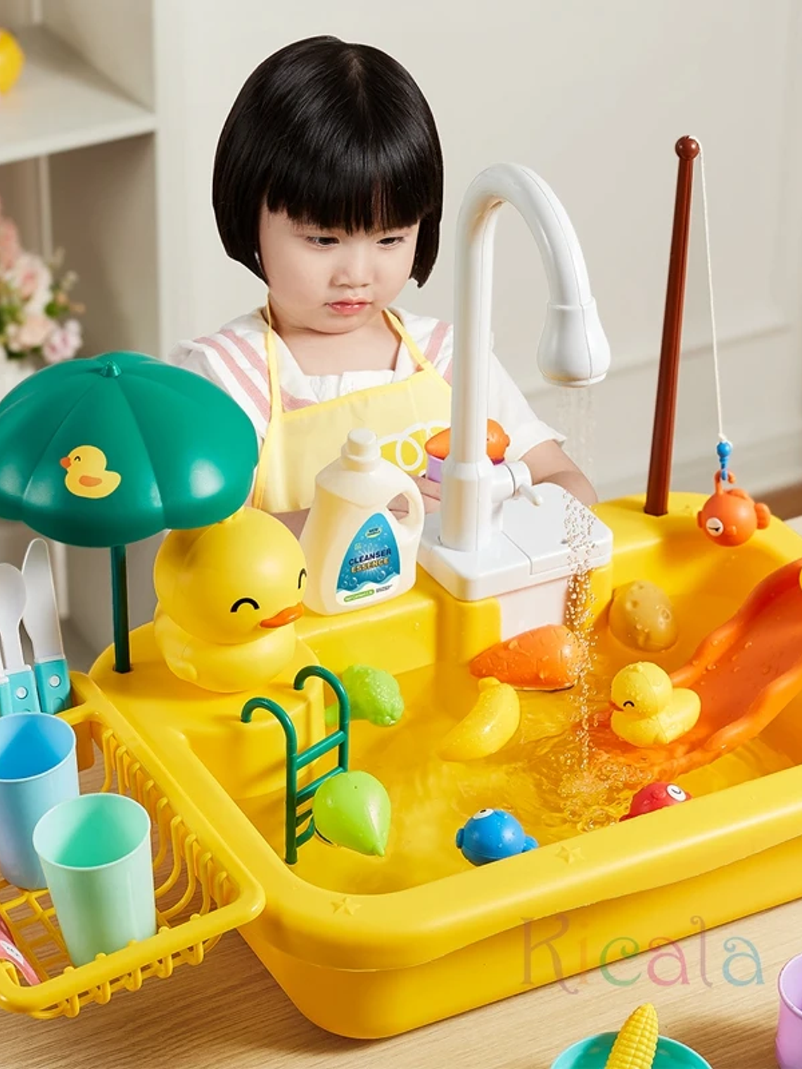 Lavavajillas eléctrico, juguete con agua  10