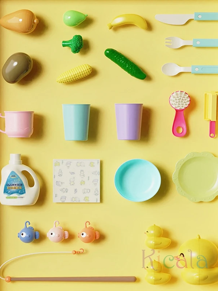 Lavavajillas eléctrico, juguete con agua  15