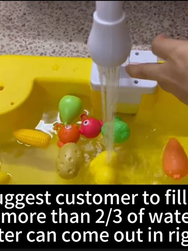 Lavavajillas eléctrico, juguete con agua  16