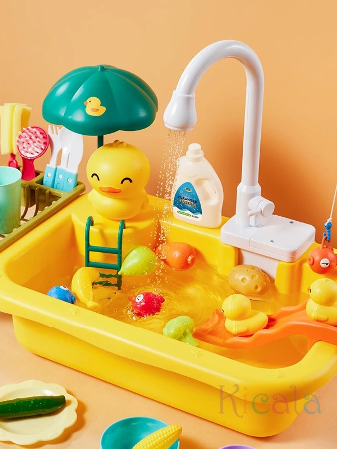 Lavavajillas eléctrico, juguete con agua  18