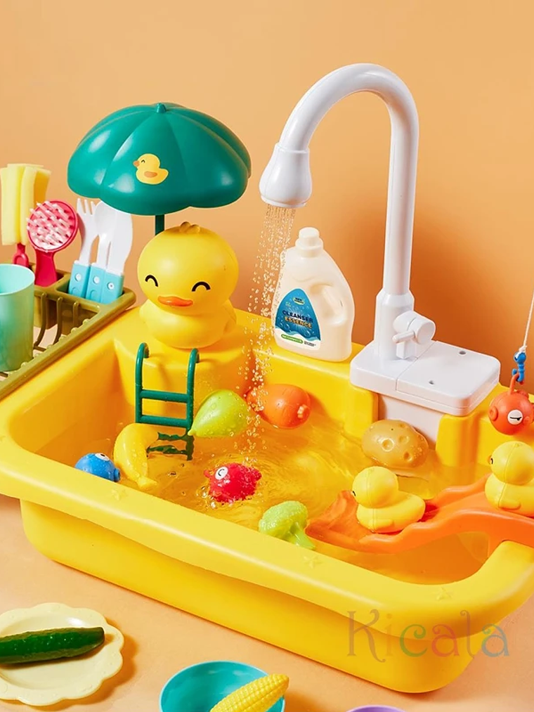 Lavavajillas eléctrico, juguete con agua  18