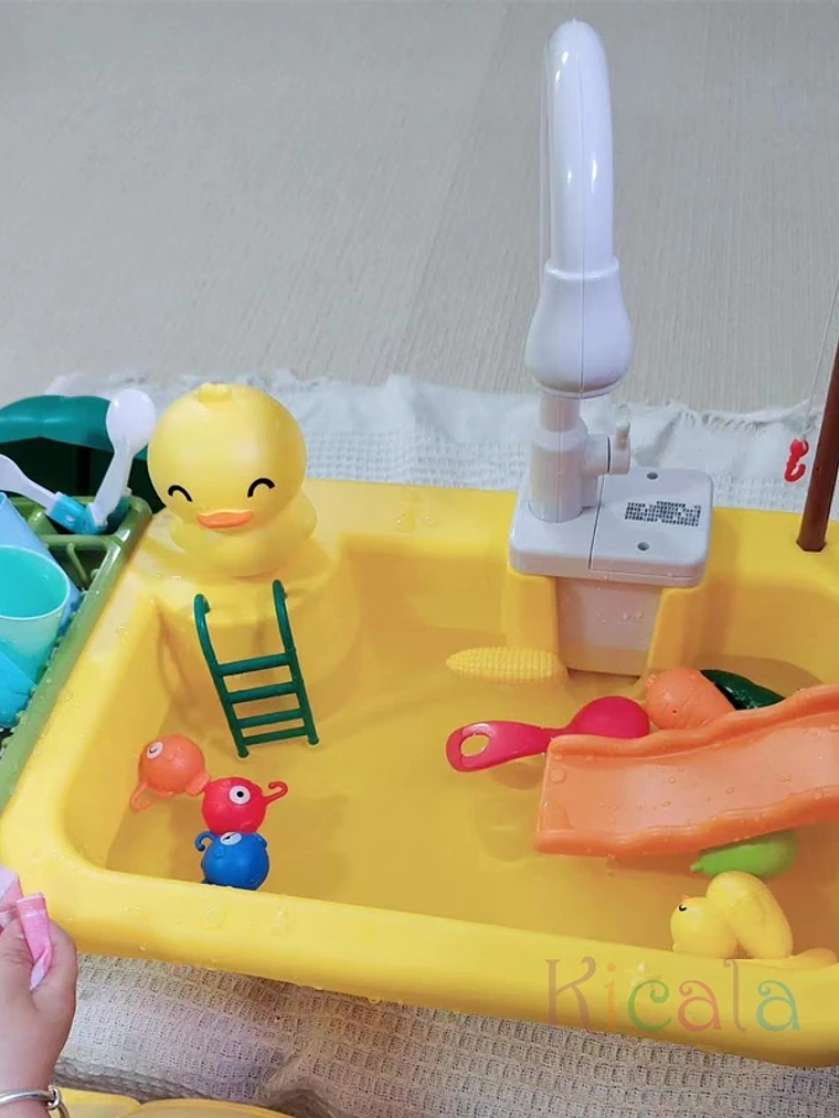 Lavavajillas eléctrico, juguete con agua  19