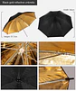 Photography Photo Studio Softbox Lighting Kit With 2.6x3M Background Frame 3pcs Backdrops Tripod Stand Reflector Board 4Umbrella - Miniatura 22