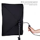 Photography Photo Studio Softbox Lighting Kit With 2.6x3M Background Frame 3pcs Backdrops Tripod Stand Reflector Board 4Umbrella - Miniatura 25