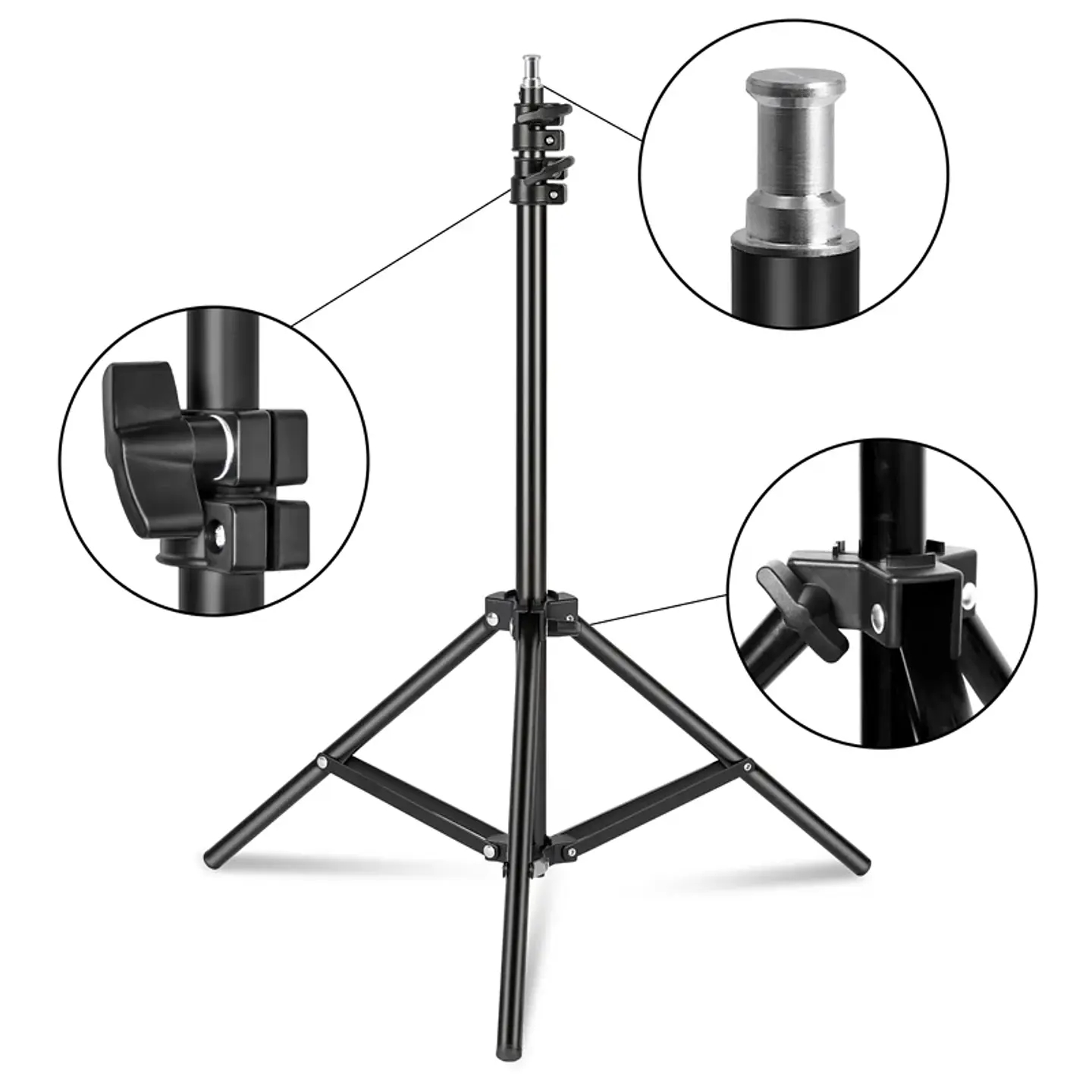 Photography Photo Studio Softbox Lighting Kit With 2.6x3M Background Frame 3pcs Backdrops Tripod Stand Reflector Board 4Umbrella 40