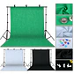 Photography Photo Studio Softbox Lighting Kit With 2.6x3M Background Frame 3pcs Backdrops Tripod Stand Reflector Board 4Umbrella - Miniatura 43