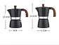 Italian Moka Pots Aluminum Espresso - Miniatura 9