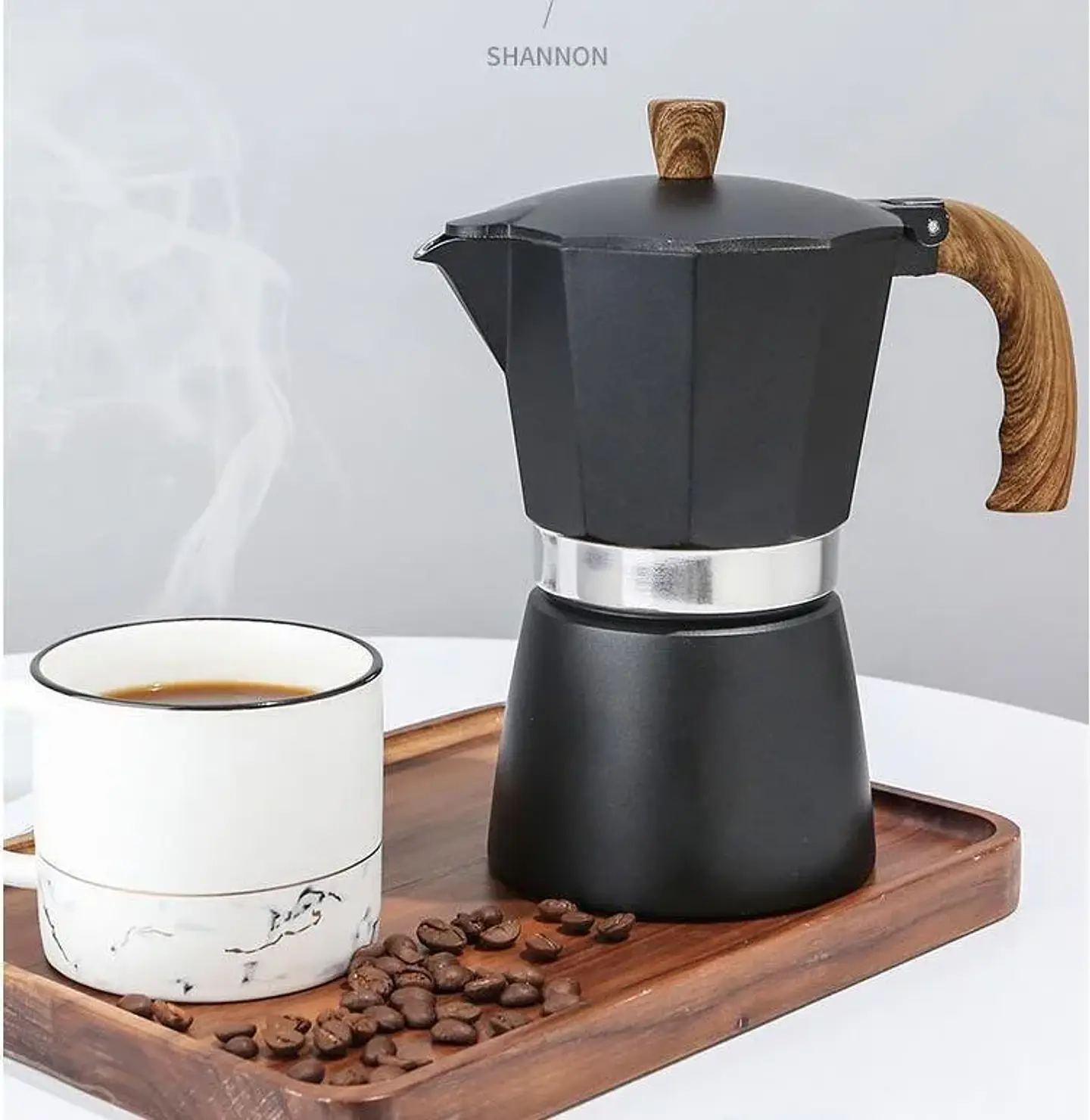 Italian Moka Pots Aluminum Espresso 10