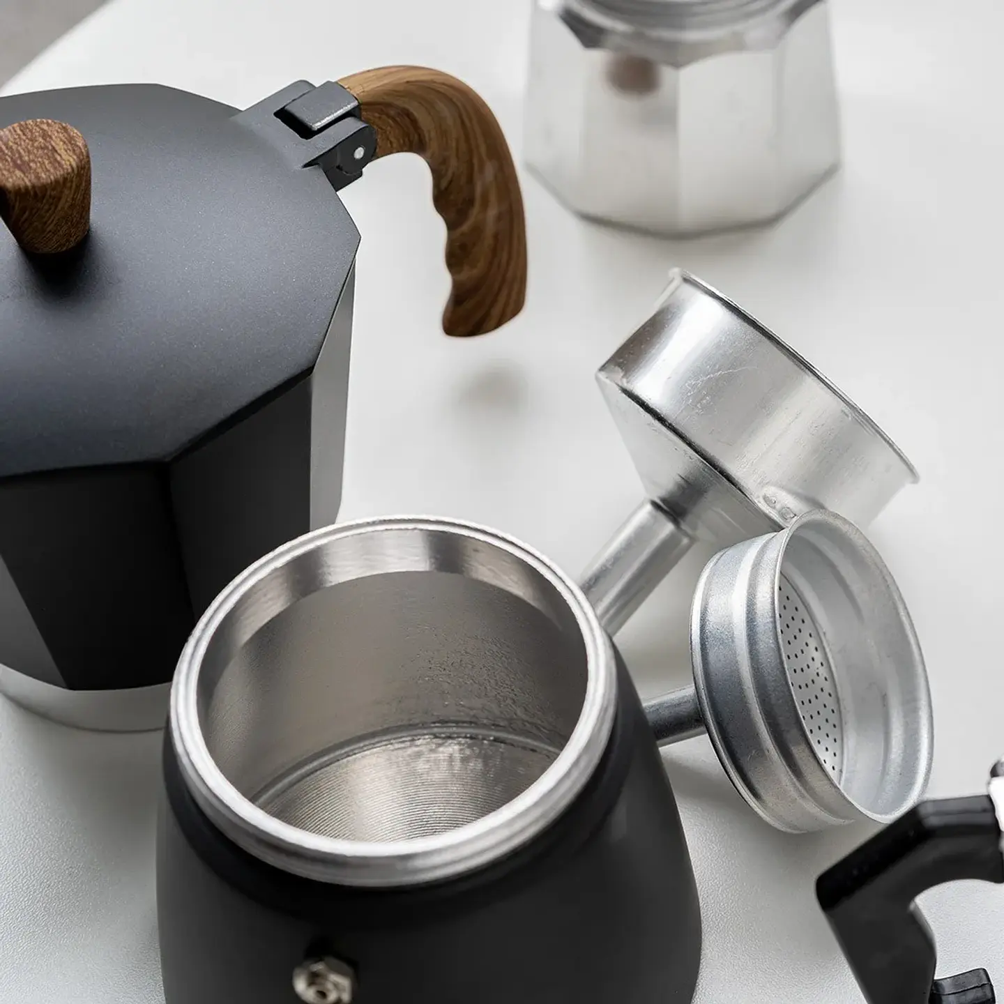 Italian Moka Pots Aluminum Espresso 14