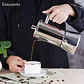 Cafetera de acero inoxidable, tipo moka, de inducción. - Miniatura 3