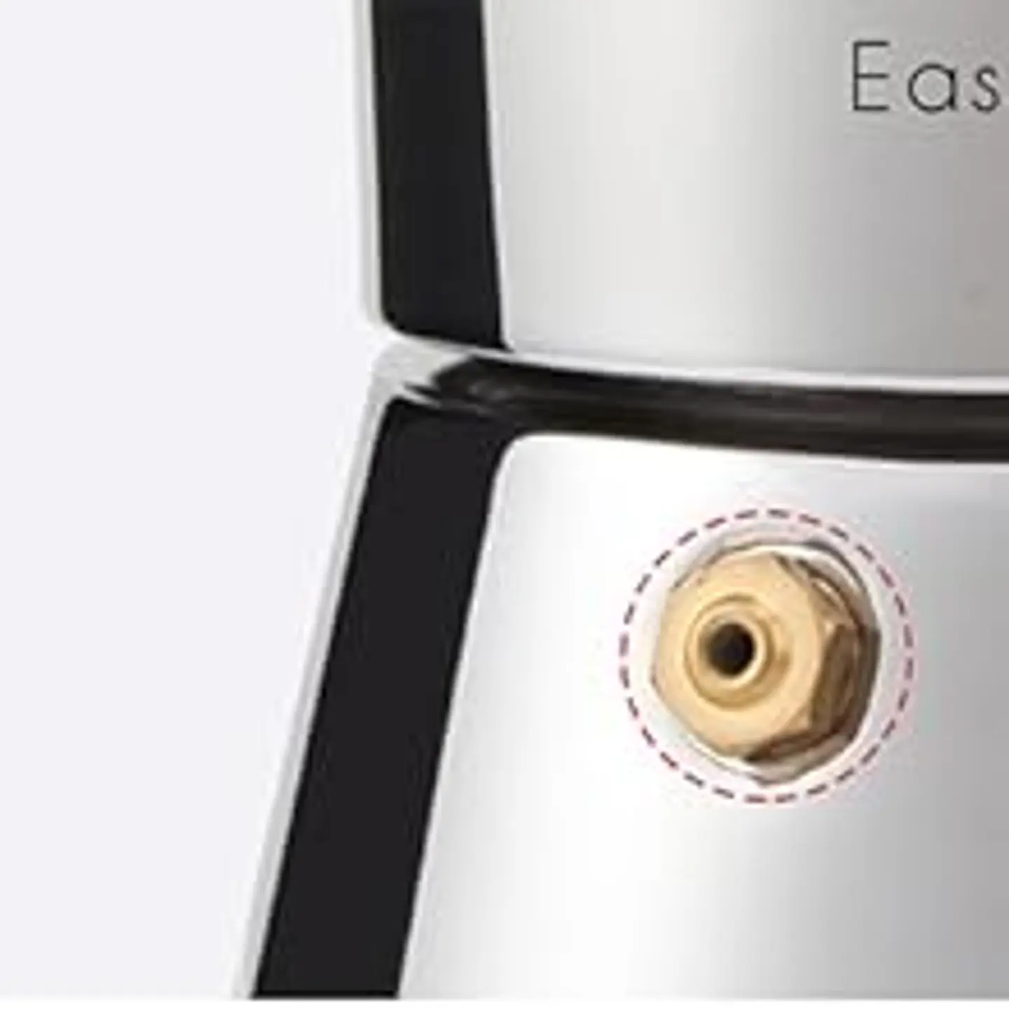 Cafetera de acero inoxidable, tipo moka, de inducción. 15