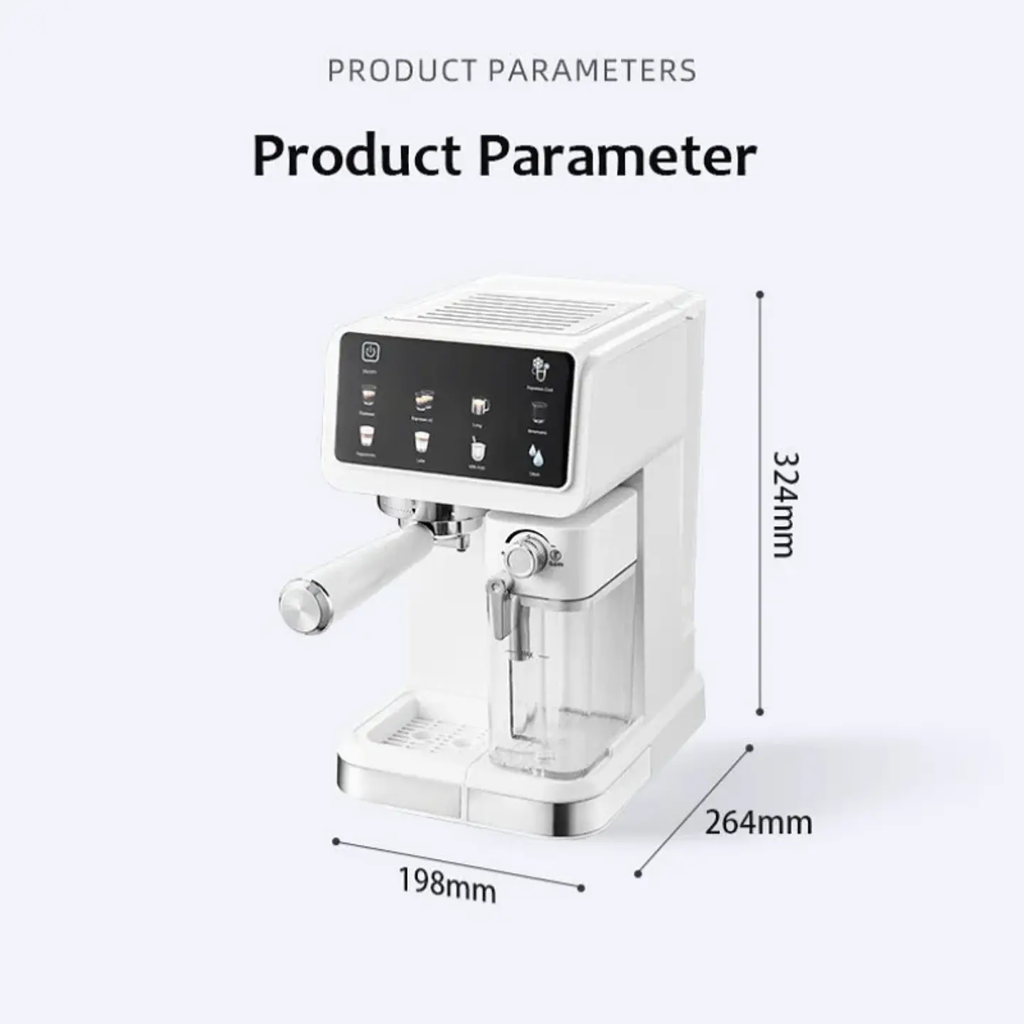 Cafetera espresso italiana de 220 V  5