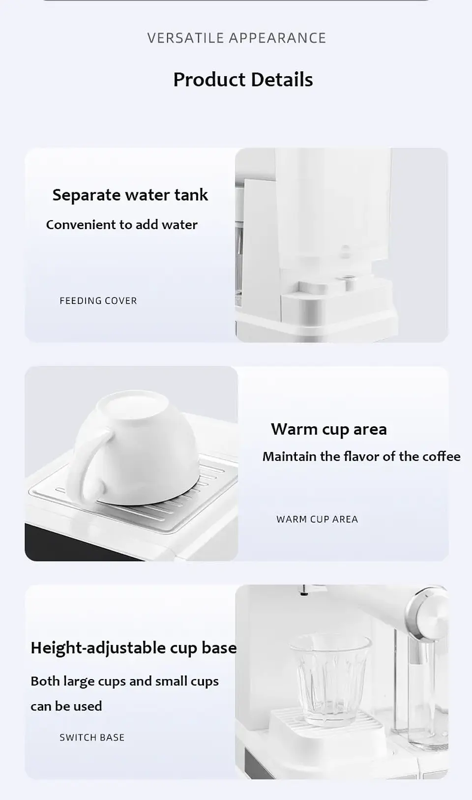 Cafetera espresso italiana de 220 V  16