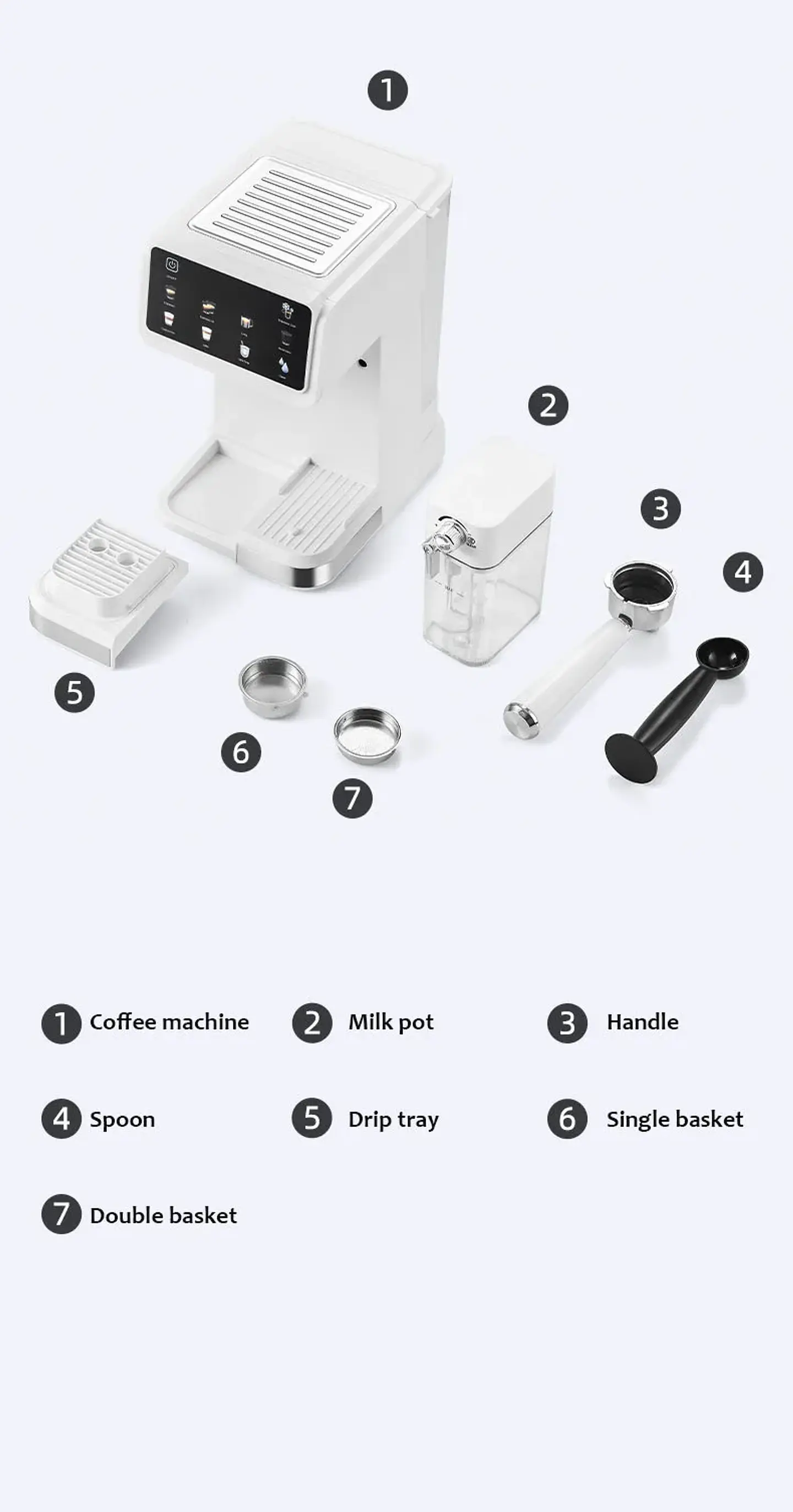Cafetera espresso italiana de 220 V  18