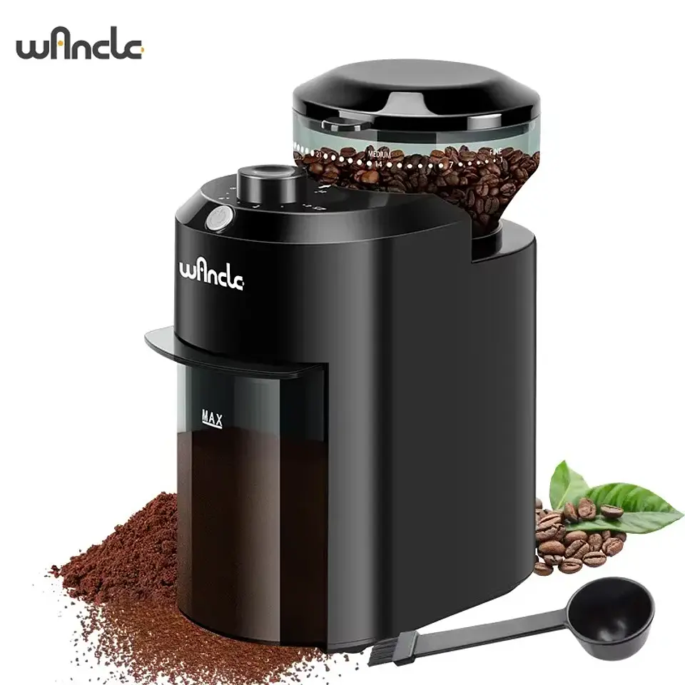 Molinillo de café eléctrico Wancle con muelas ajustables 1