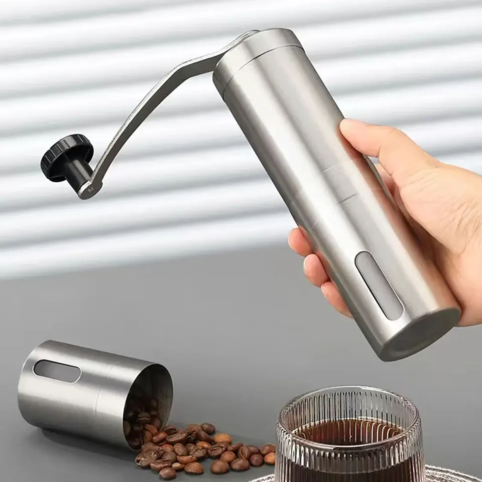 Molinillo de café manual portátil de acero inoxidable 2