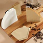 100 filtros de café desechables de papel natural para 1-4 tazas - Miniatura 2