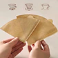 100 filtros de café desechables de papel natural para 1-4 tazas - Miniatura 4