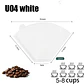100 filtros de café desechables de papel natural para 1-4 tazas - Miniatura 8