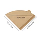 100 filtros de café desechables de papel natural para 1-4 tazas - Miniatura 29
