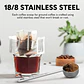 1 cuchara medidora de acero inoxidable para granos de café de 15/30 ml - Miniatura 10