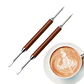 Bolígrafo de acero inoxidable para café latte - Miniatura 2
