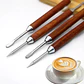Bolígrafo de acero inoxidable para café latte - Miniatura 3