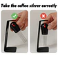 Aguja para remover café, agitador de polvo para espresso - Miniatura 11