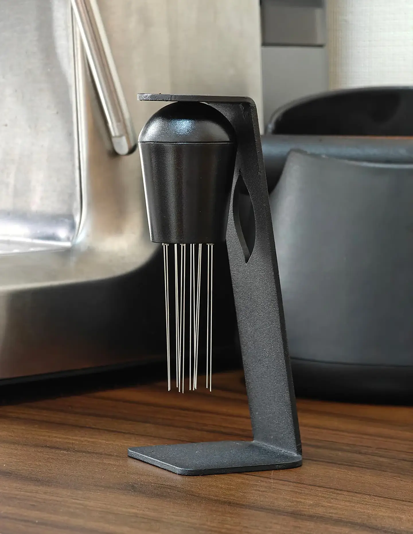 Aguja para remover café, agitador de polvo para espresso 19