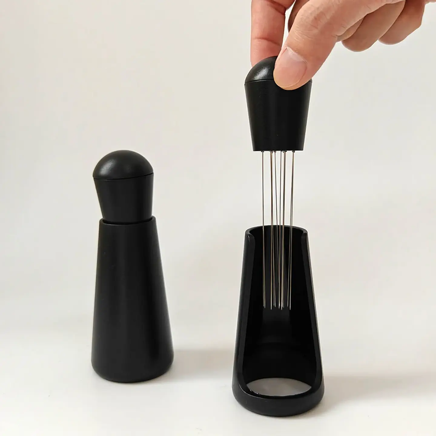 Aguja para remover café, agitador de polvo para espresso 25