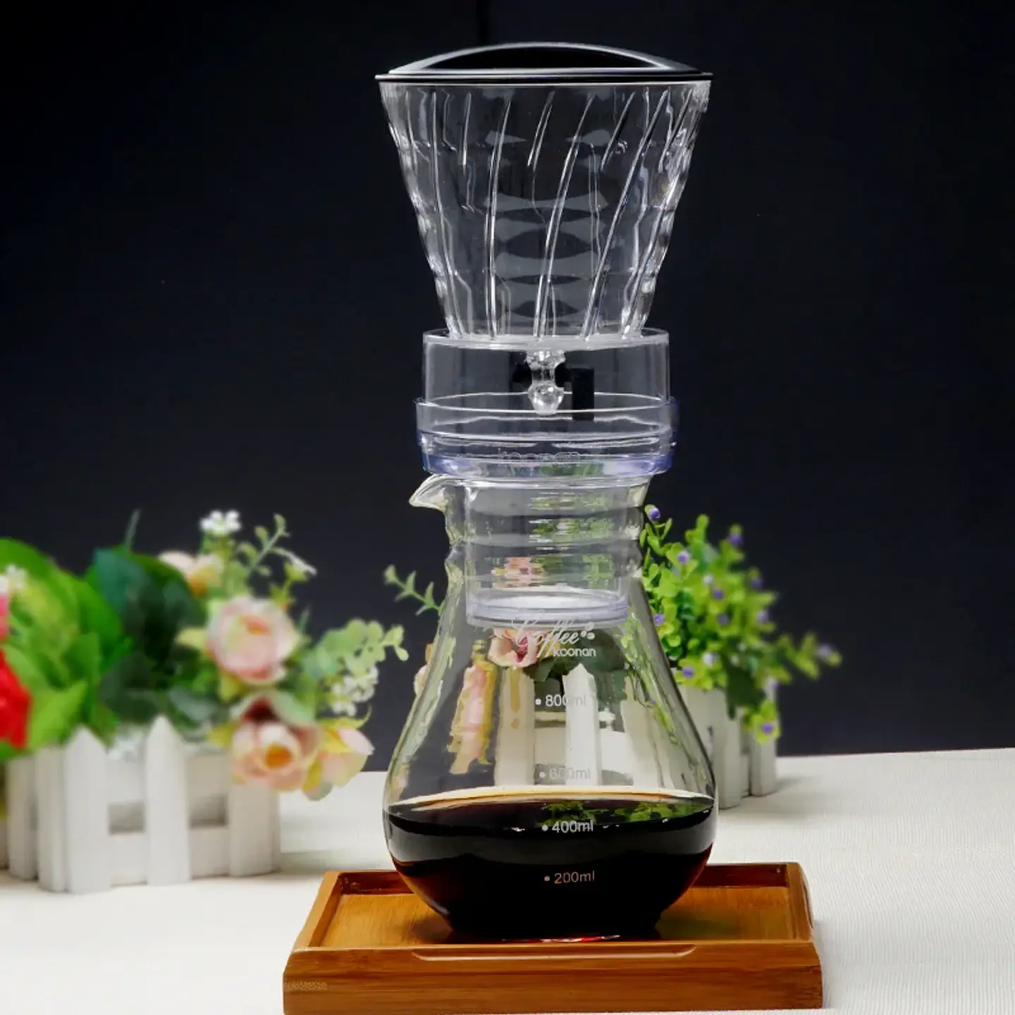 Cafetera de goteo YRP con filtro reutilizable 3