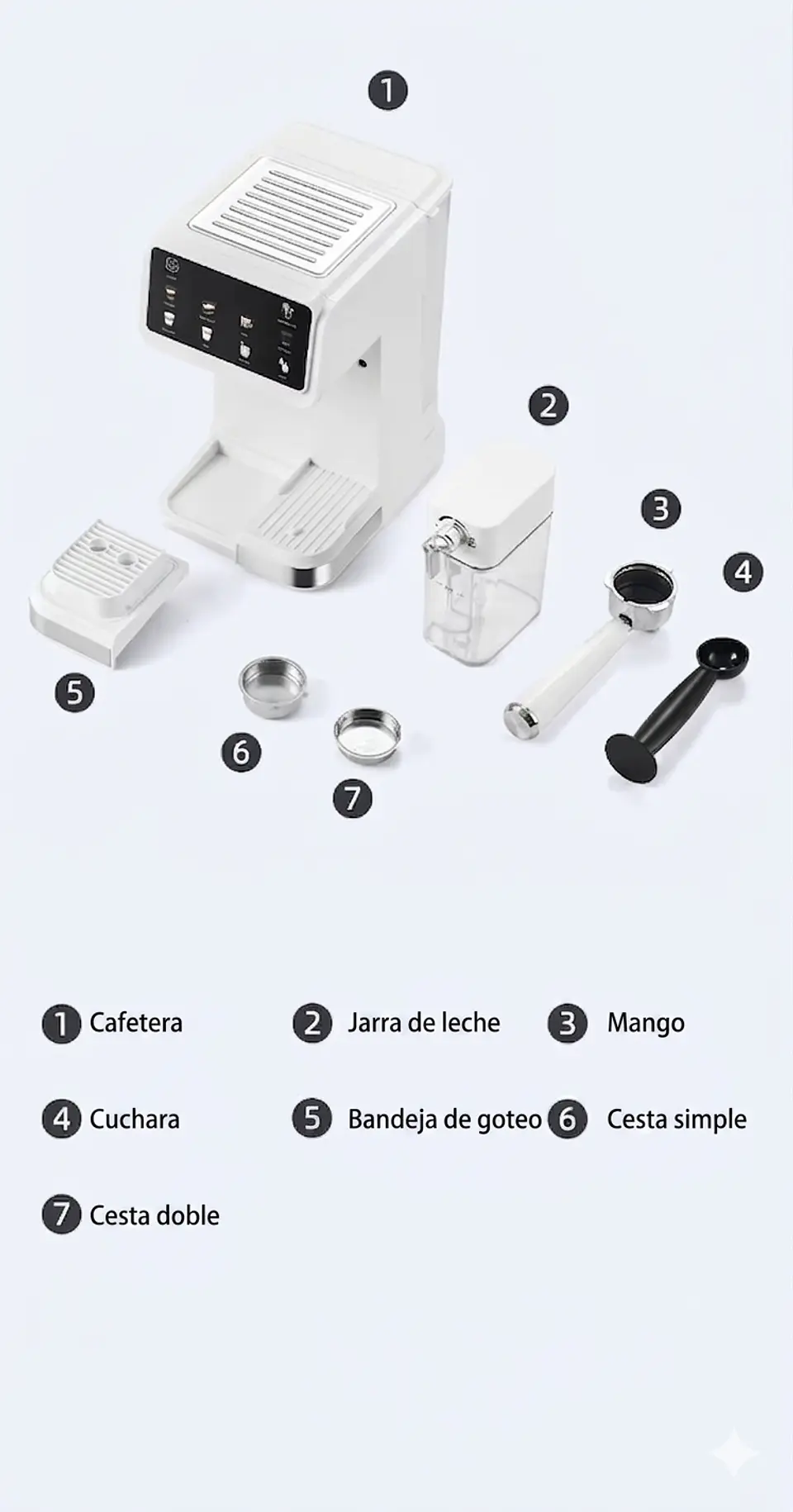 Cafetera Espresso CM5600: Tu Barista Profesional en Casa 220 V  5