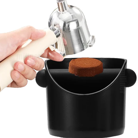 Knock Box Mini: El Contenedor de Posos de Café Esencial para tu Barista en Casa