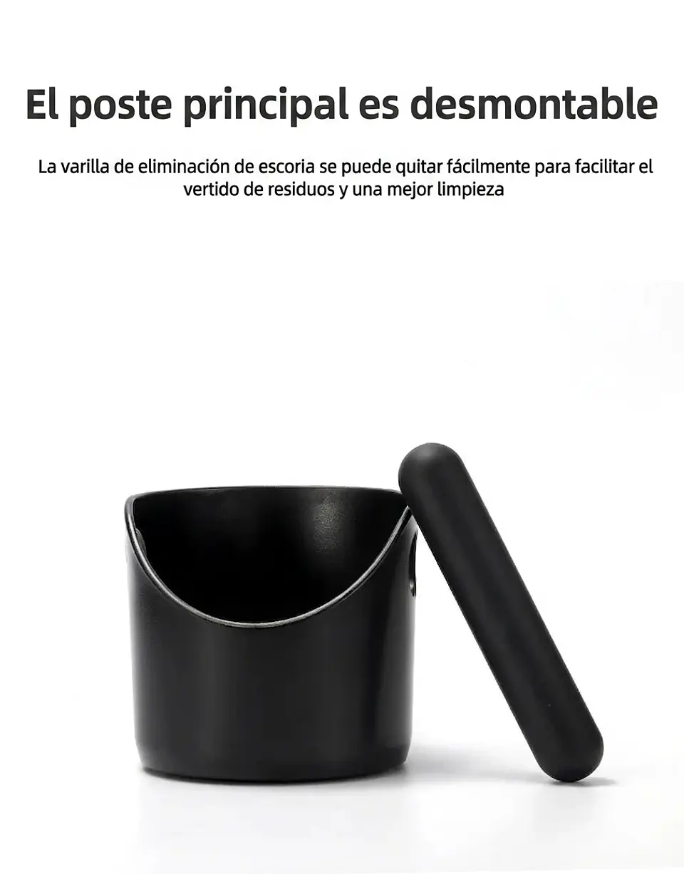 Knock Box Mini: El Contenedor de Posos de Café Esencial para tu Barista en Casa 2