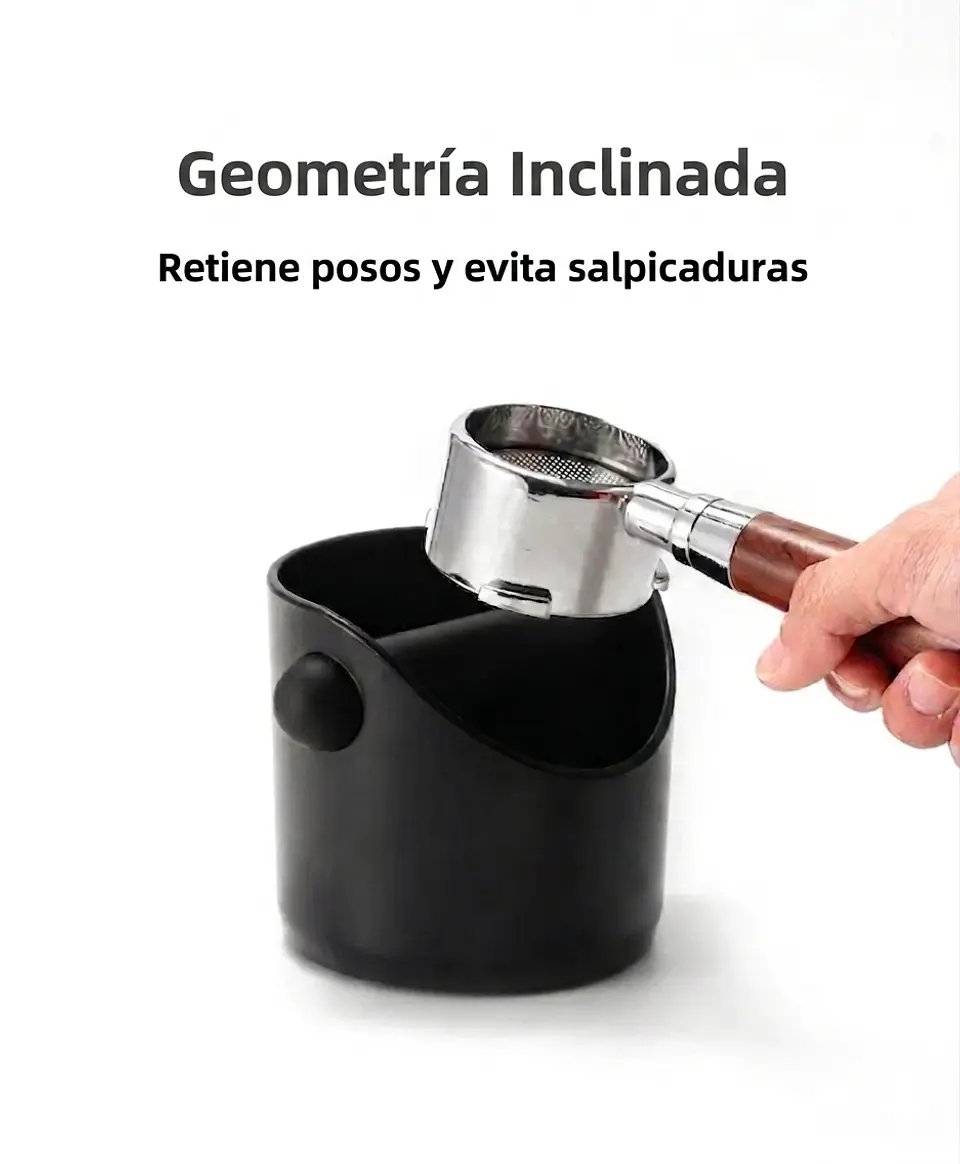 Knock Box Mini: El Contenedor de Posos de Café Esencial para tu Barista en Casa 3